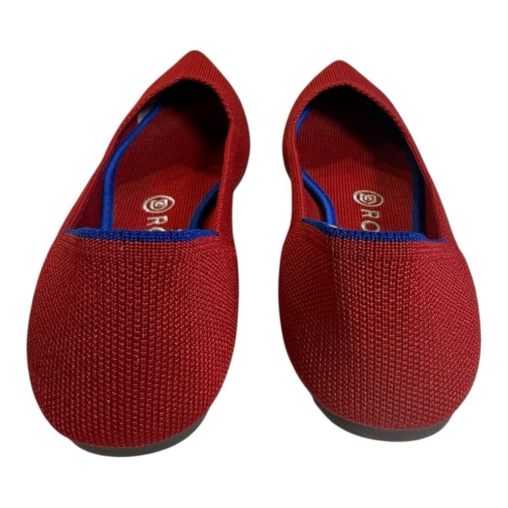 Rothy's The Point Vibrant Red Women’s Shoes Size 7.5 - Picture 7 of 11